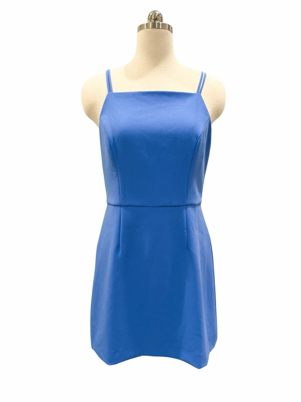 french connection blue mini dress French Connection Camille Whisper Mini Dress Size 14 Floral Blue Flower $128 NWT